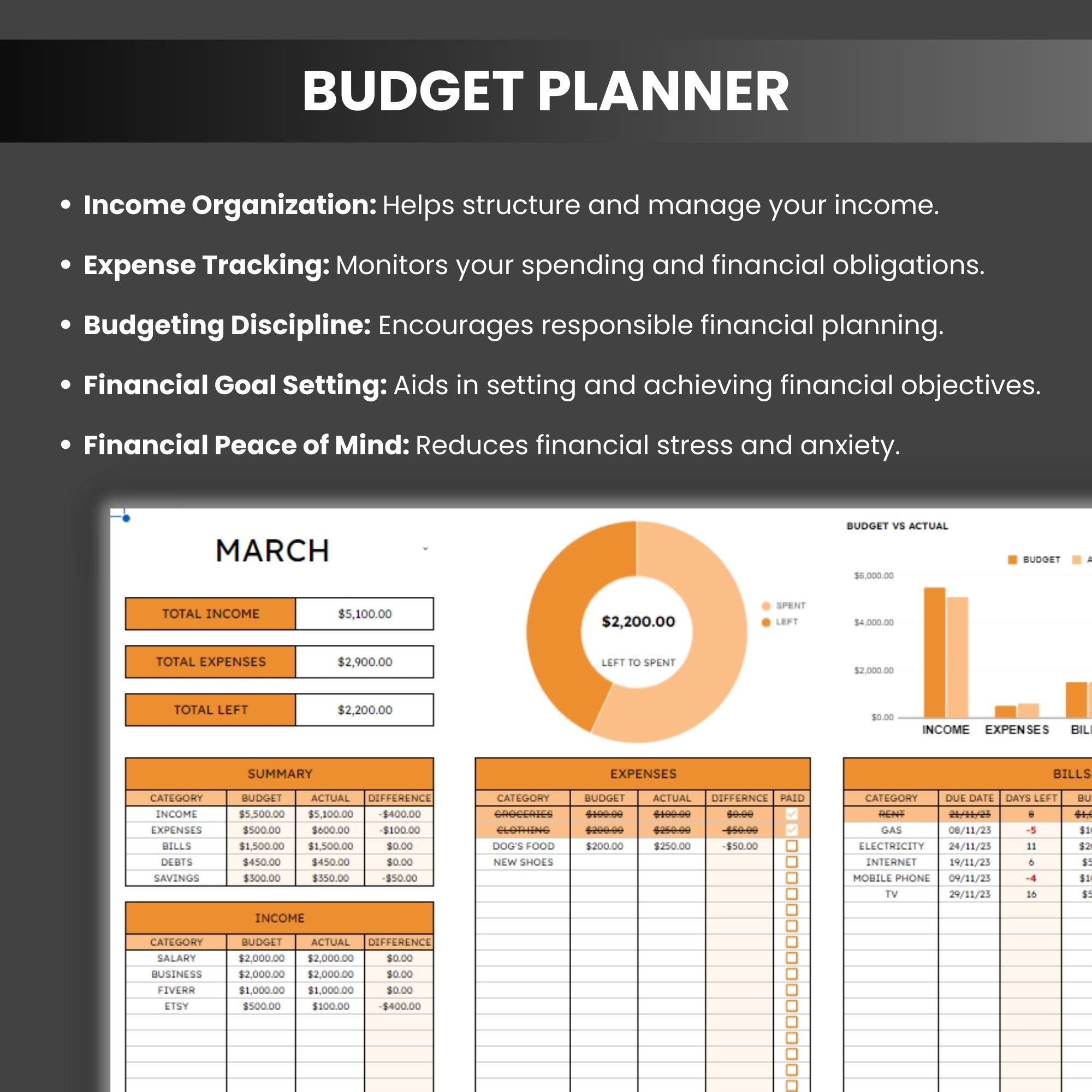 Monthly Budget Planner