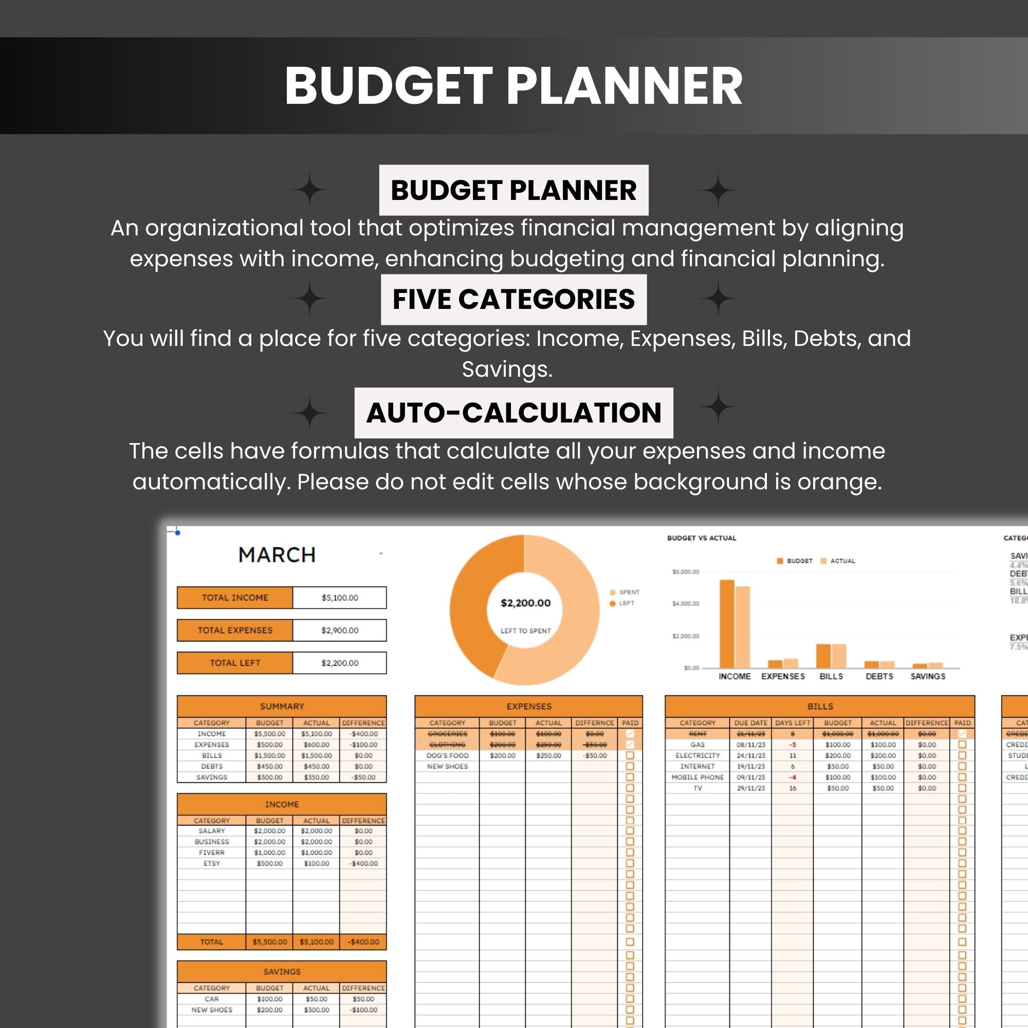 Monthly Budget Planner